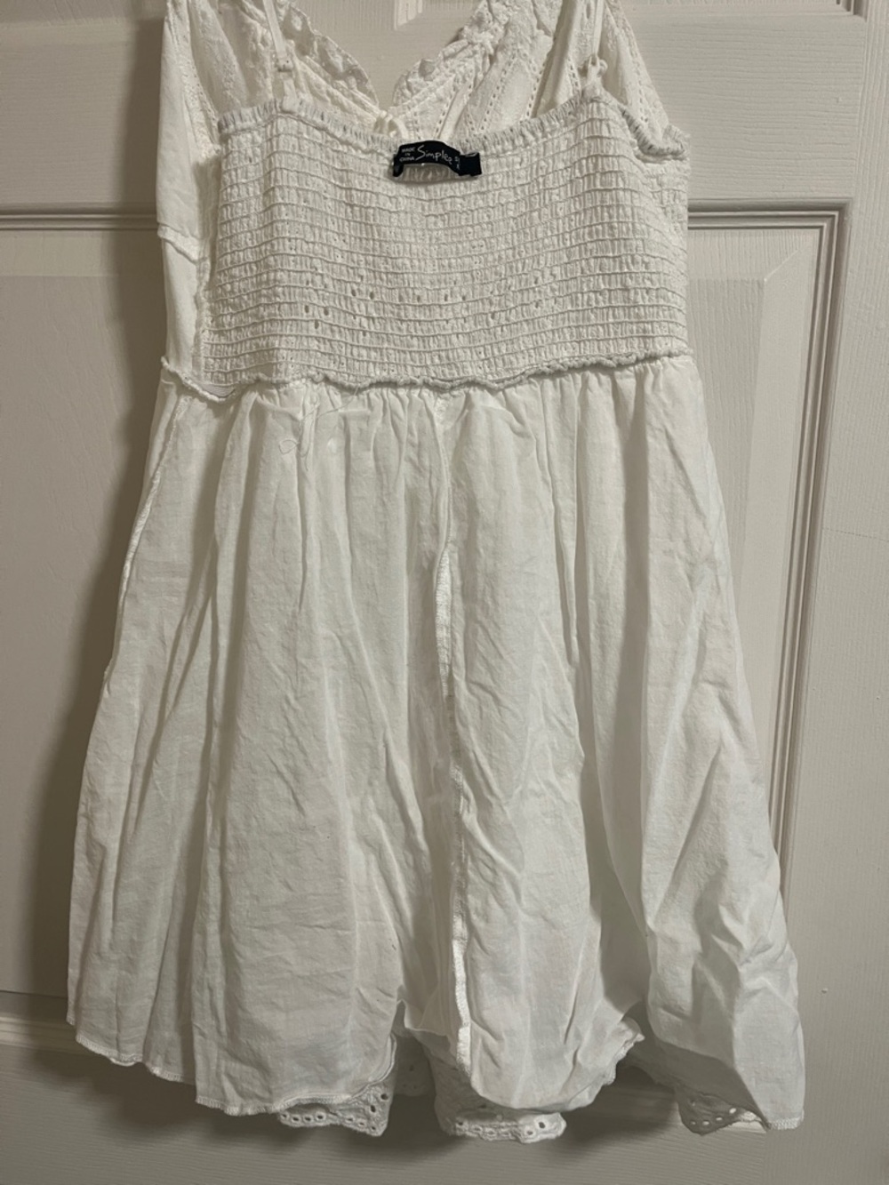 Simplee Apparel White Eyelet Sundress - Picture 7 of 7